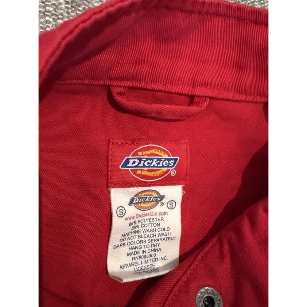 Vintage Y2K Dickies Girl Red Jacket, Size Small, VG condition - Picture 3 of 7